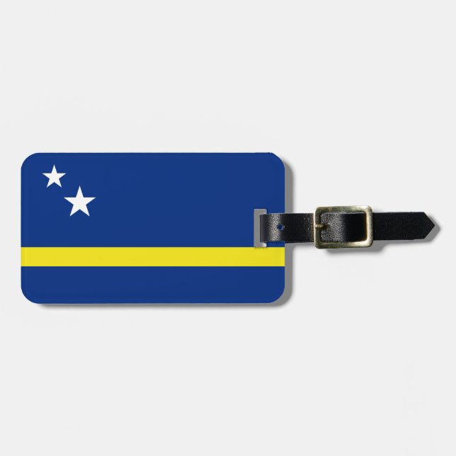 Flag of Curacao Luggage Tag (Front Horizontal)