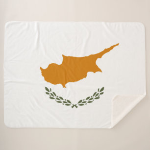 Flag of Cyprus (Greek Cypriot) Sherpa Blanket