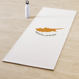 Flag of Cyprus (Greek Cypriot) Yoga Mat