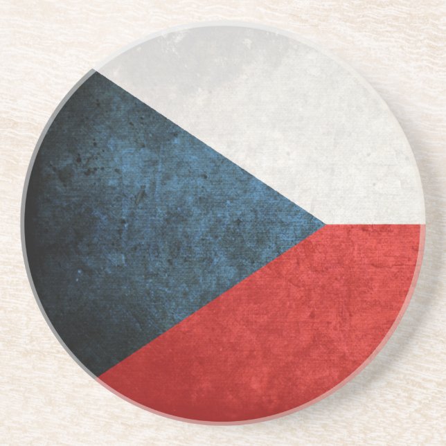 Flag of Czech Republic Coaster (Front)