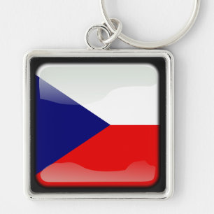 Flag of Czech Republic Key Ring