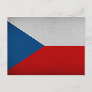 Flag of Czech Republic Postcard