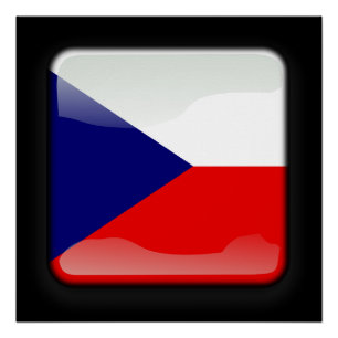 Flag of Czech Republic Poster