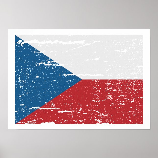 FLAG OF CZECH REPUBLIC POSTER (Front)