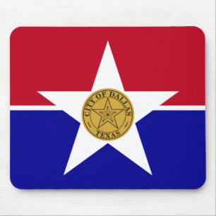 Flag of Dallas (Texas) Mouse Mat