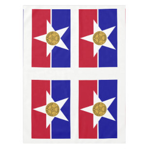 Flag of Dallas, Texas Tablecloth