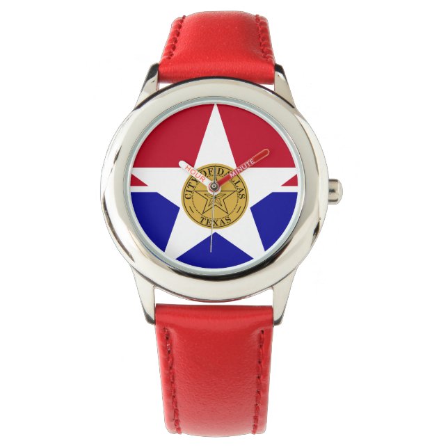 Flag of Dallas, Texas Watch (Front)