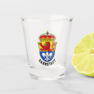 Flag of Darmstadt, Germany Shot Glass