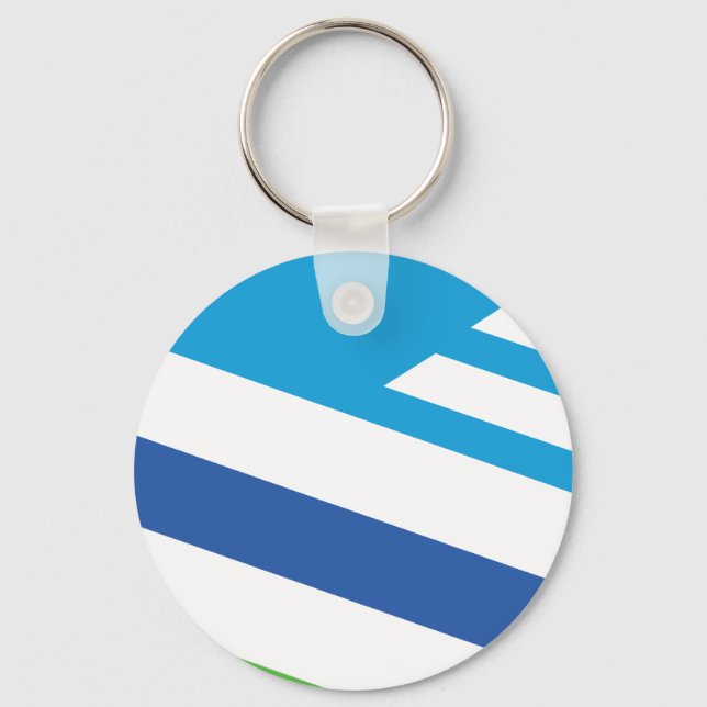 Flag of Dayton, Ohio Key Ring (Front)