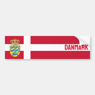 Flag of Denmark Bumper Sticker