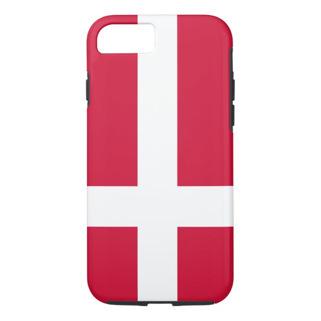 Flag of Denmark Case-Mate iPhone Case (Back)