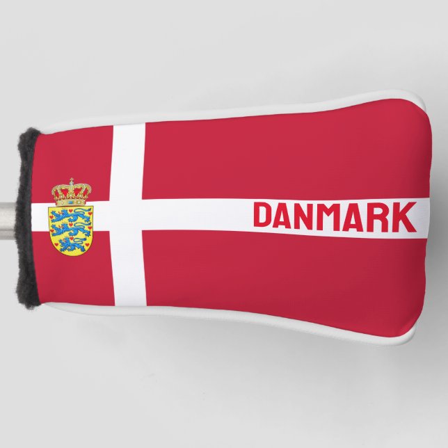Flag of Denmark Golf Head Cover (Front)