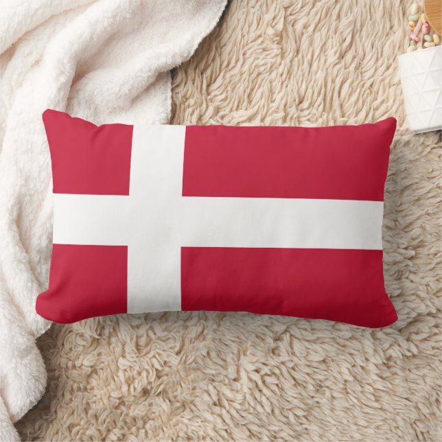 Flag of Denmark Lumbar Cushion (Blanket)