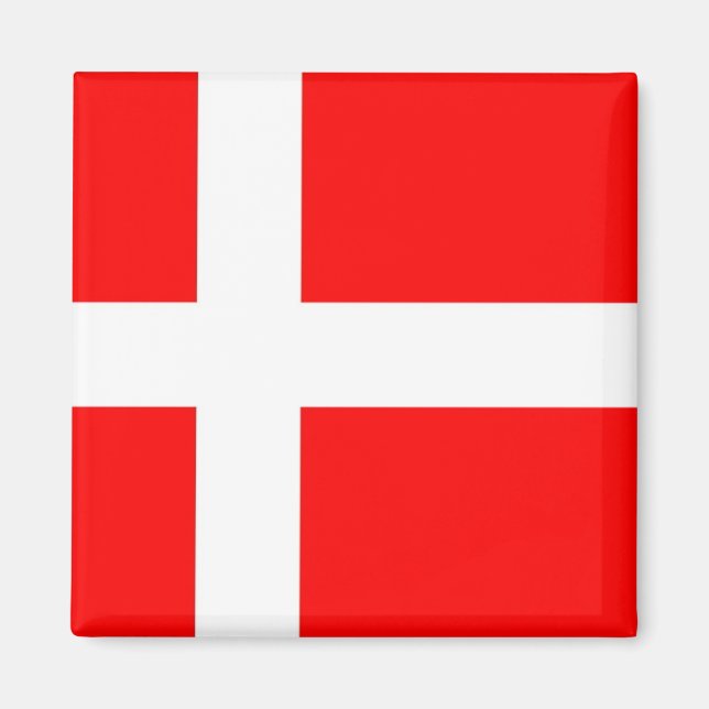 Flag of Denmark Magnet (Front)