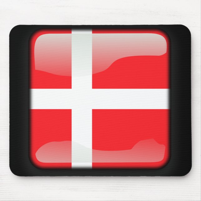 Flag of Denmark Mouse Mat (Front)