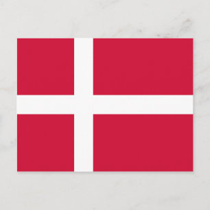 Flag of Denmark Postcard