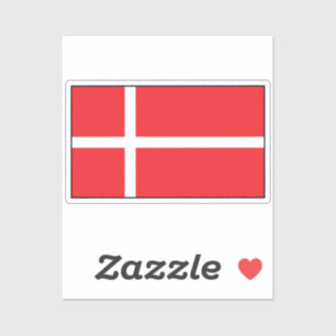 Flag of Denmark Sticker