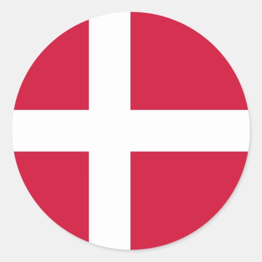 Flag of Denmark Sticker
