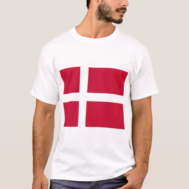 Flag of Denmark T-Shirt (Front)