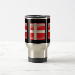 Flag of Denmark Travel Mug