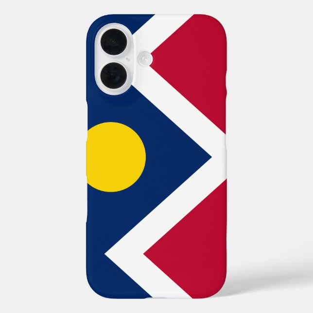 Flag of Denver, Colorado Case-Mate iPhone Case (Back)