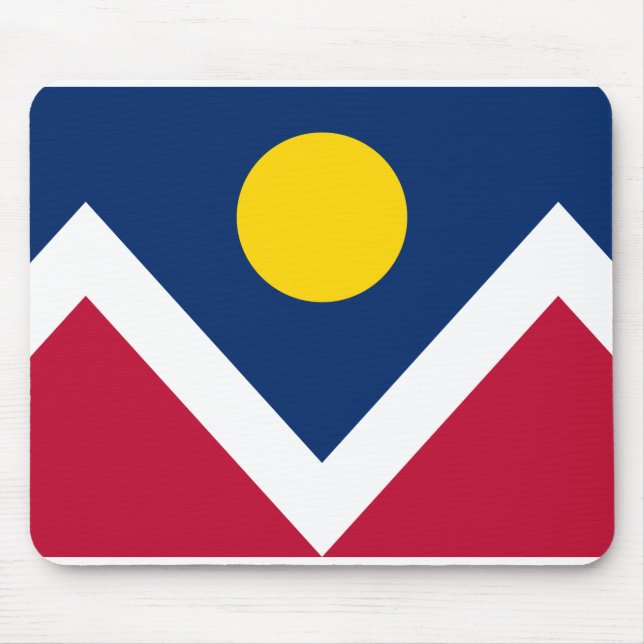 Flag of Denver, Colorado Mouse Mat (Front)