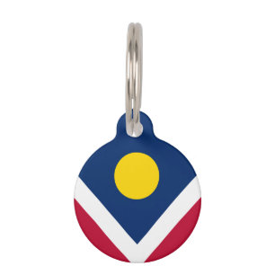 Flag of Denver, Colorado Pet Tag