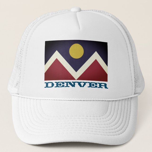 Flag of Denver, Colorado Trucker Hat (Front)