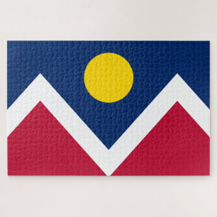 Flag of Denver (Colorado, USA) Jigsaw Puzzle