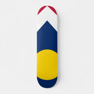 Flag of Denver, Colorado, USA Skateboard