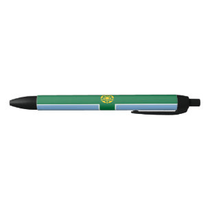 Flag of Derbyshire (County of England, UK) Black Ink Pen