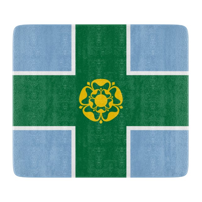 Flag of Derbyshire (County of England, UK) Cutting Board (Front)