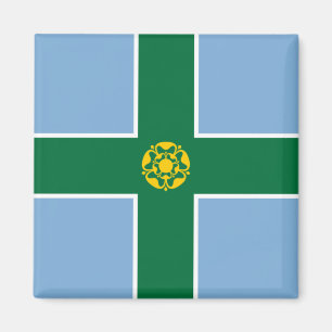 Flag of Derbyshire (County of England, UK) Magnet