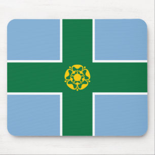 Flag of Derbyshire (County of England, UK) Mouse Mat