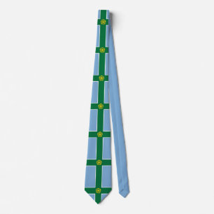 Flag of Derbyshire (County of England, UK) Tie