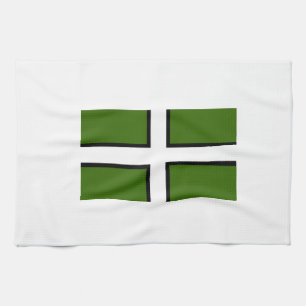 Flag of Devon Tea Towel