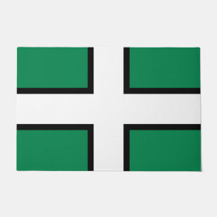 Flag of Devon (UK county) Doormat