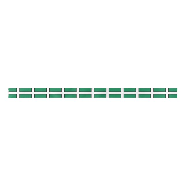 Flag of Devon (UK county) Satin Ribbon (Front)