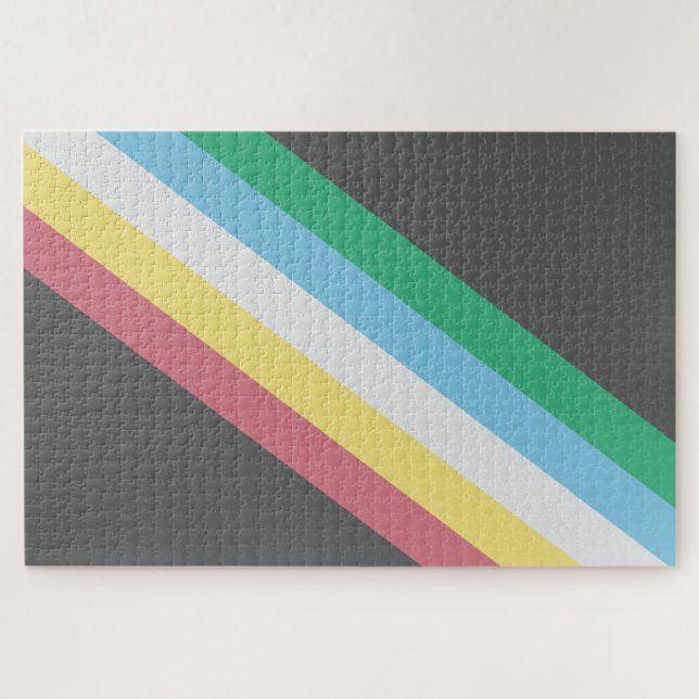 Flag of Disability Pride Jigsaw Puzzle (Horizontal)