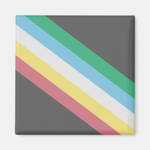 Flag of Disability Pride Magnet
