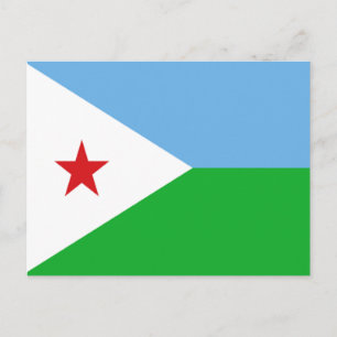 Flag of Djibouti Postcard