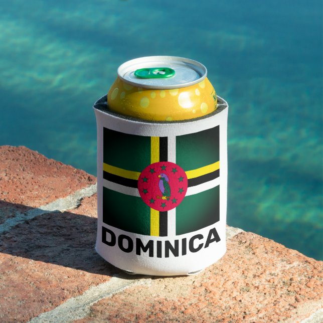 Flag of Dominica Can Cooler (In Situ Pool)