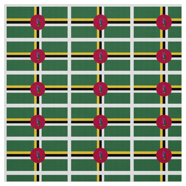 Flag of Dominica Fabric (Swatch)