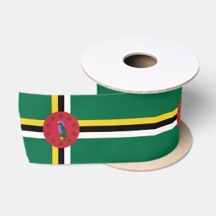 Flag of Dominica Satin Ribbon