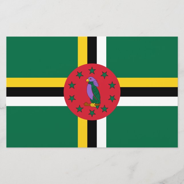 Flag of Dominica Stationery (Front)