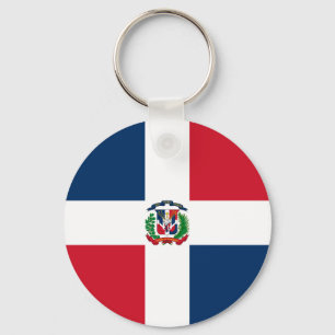 Flag of Dominican Republic Key Ring