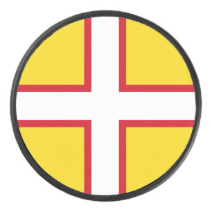 Flag of Dorset Hockey Puck
