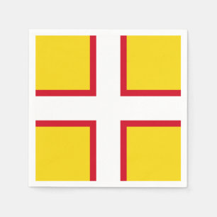 Flag of Dorset Paper Napkins