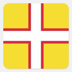 Flag of Dorset  Square Sticker