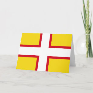 Flag of Dorset (UK county) Card